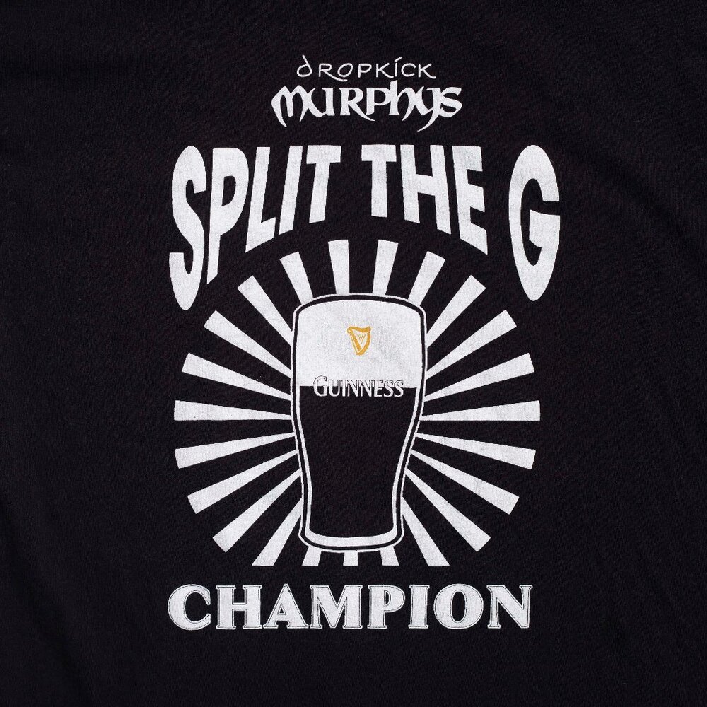 -L- DROPKICK MURPHYS Guinness T Shirt | Band Merchandise | Celtic Punk Rock Beer - Picture 1 of 3